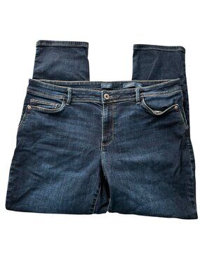 J Jill Authentic fit slim ankle Jeans women's plus size 14 Petite